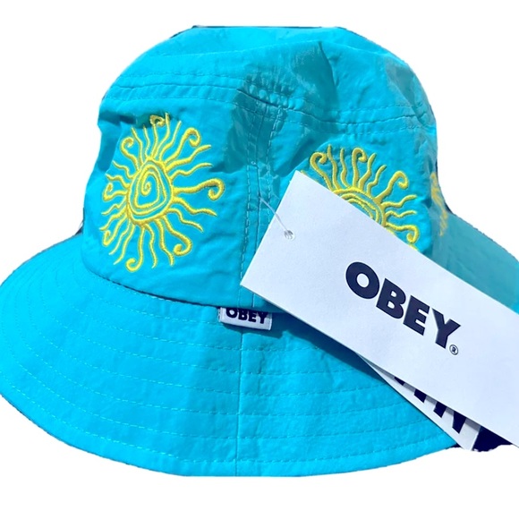 Obey Accessories - OBEY brand bucket hat fun beach lightweight nylon new with tags one size unisex
